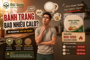 1 bịch bánh tráng bao nhiêu calo