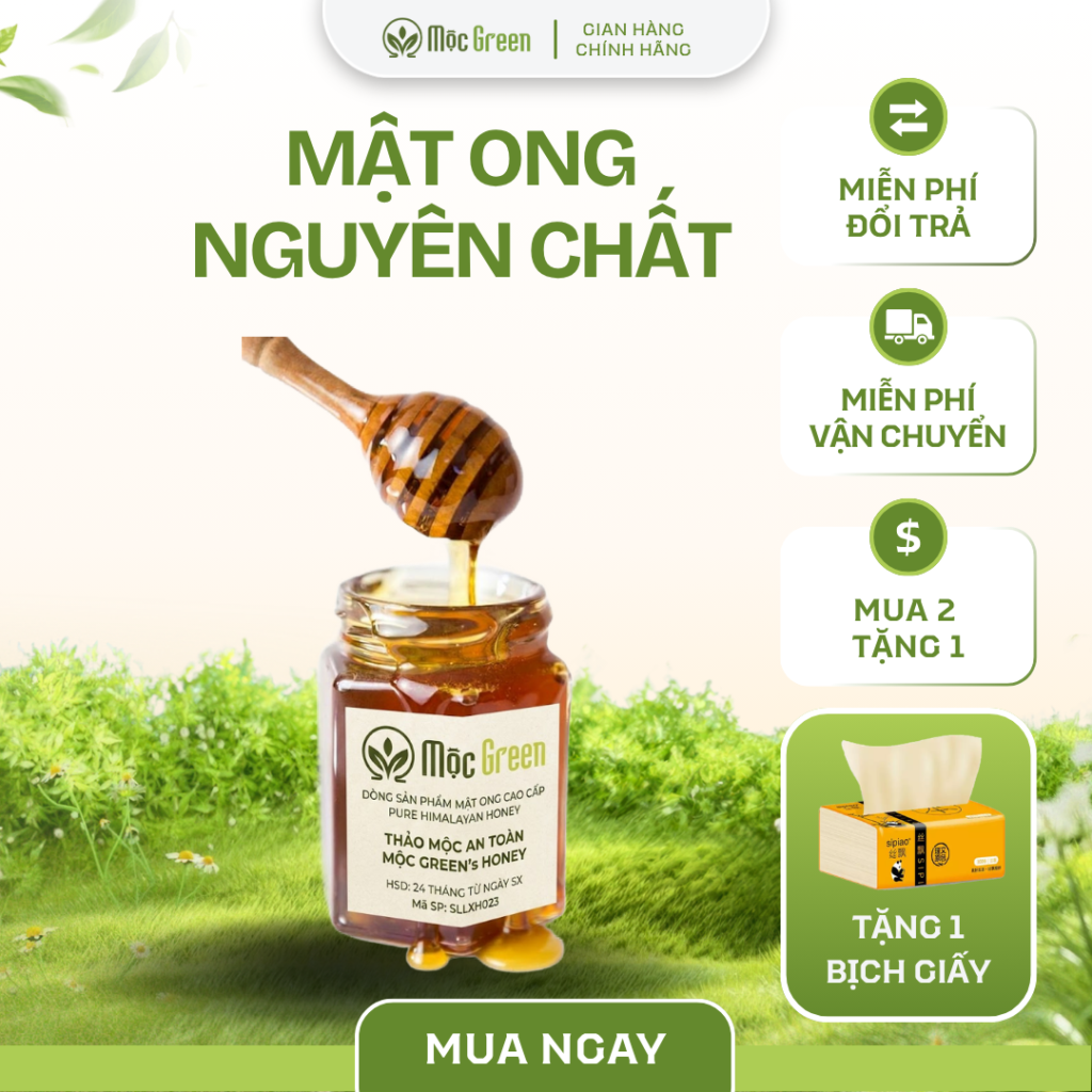 mật ong nguyên chất 100% tự nhiên