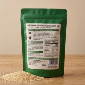 Hạt quinoa nhập khẩu giàu protein, chất xơ và khoáng chất, phù hợp chế độ ăn healthy, eat clean và giảm cân mặt sau