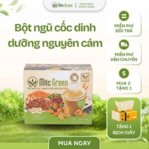Bột Ngũ Cốc Dinh Dưỡng Nguyên Cám Mộc Green