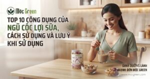 Ngũ cốc lợi sữa thơm ngon, tiện lợi, phù hợp cho mẹ sau sinh muốn bổ sung dinh dưỡng mỗi ngày.