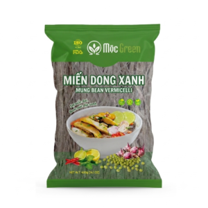Miến Dong Xanh Đậu Xanh Mộc Green 500g - Miến dong từ đậu xanh, thanh nhẹ, giàu dinh dưỡng, phù hợp chế độ ăn lành mạnh.