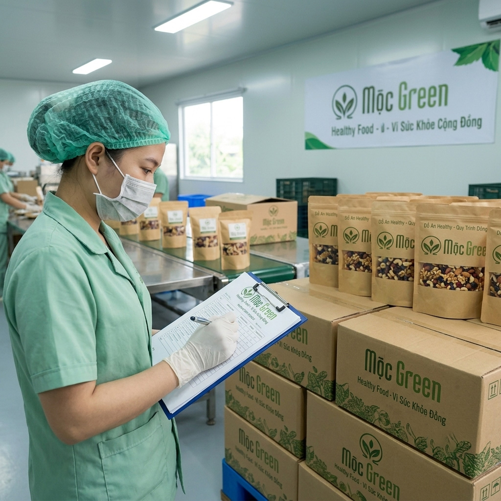 quy trình kiểm tra hàng trước khi giao của đơn vị mộc green