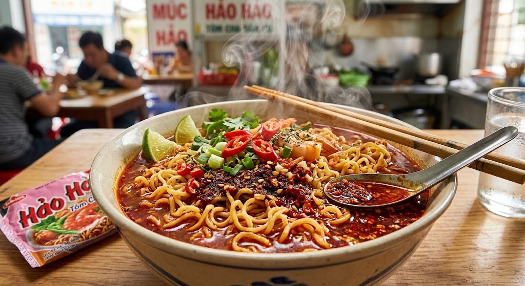 1 gói mì hảo hảo bao nhiêu calo