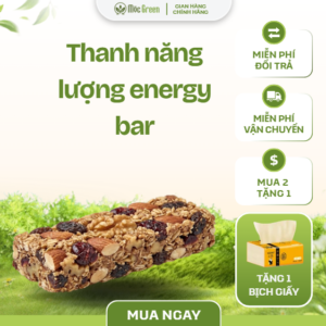 Thanh năng lượng energy bar sản phẩm healthy cao cấp tốt cho sức khỏe bổ sung năng lượng