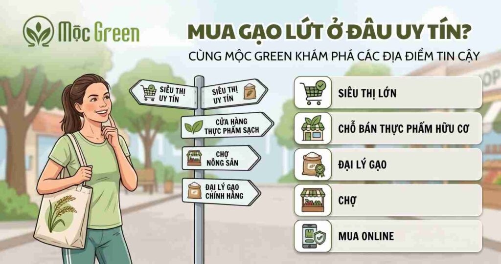 Mua gạo lứt ở đâu uy tín? Ảnh thumnail bài viết Mộc Green